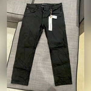Purple brand black slim fit low rise with slim leg jeans